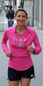 Anne Laure à l'Urban Trail Lyon